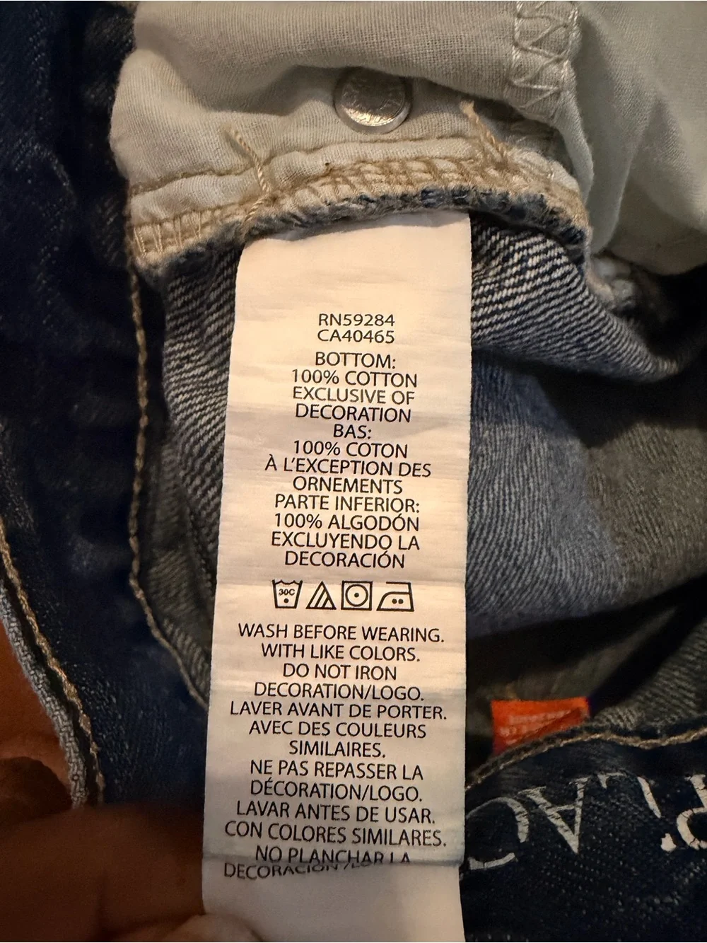 The Children's Place Dark Blue Denim Shorts